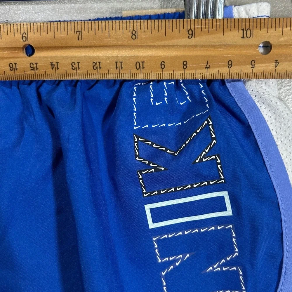 Nike Kids Training Shorts Royal Blue XS Dri-FIT Lined Running Athletic Brand New